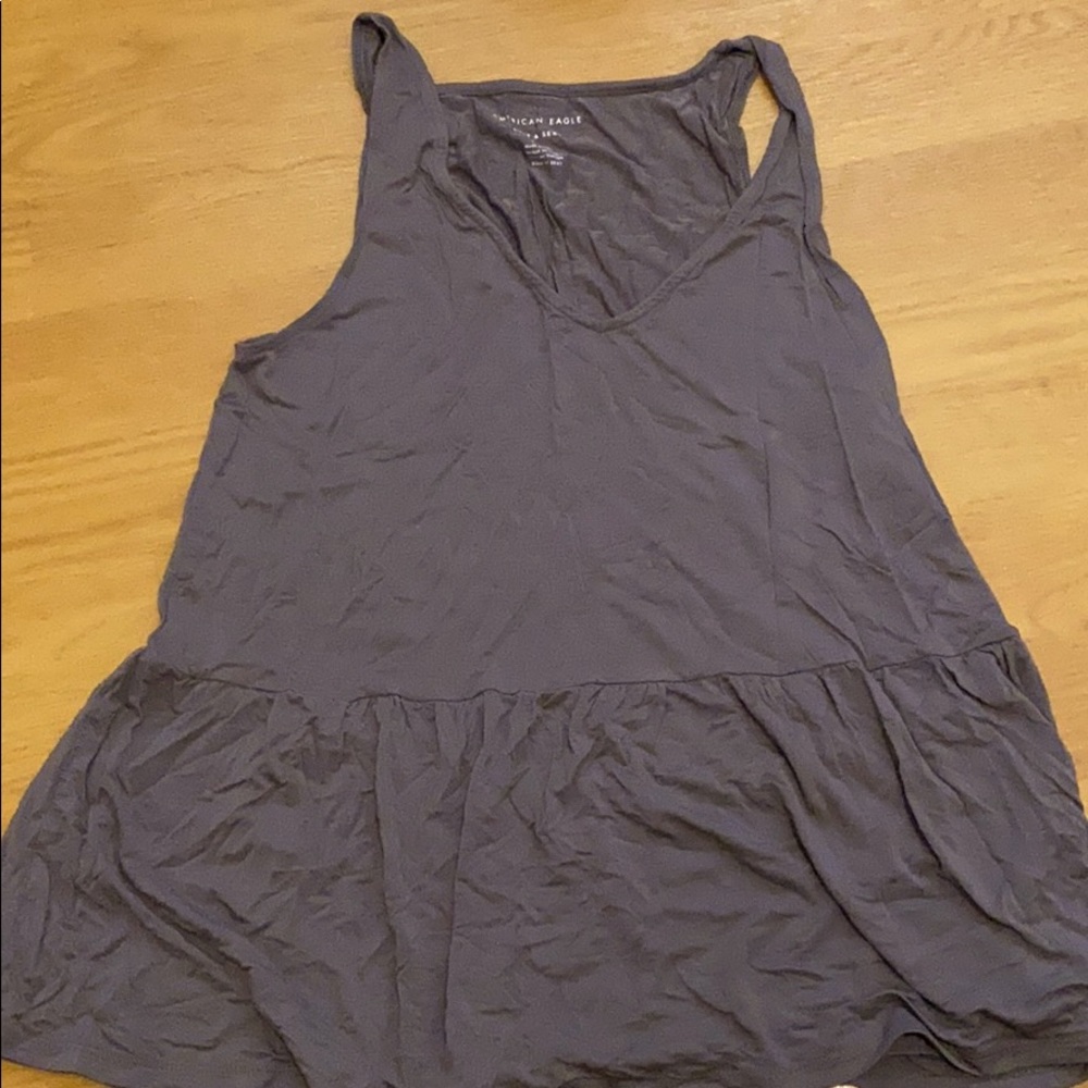 Peplum tank top